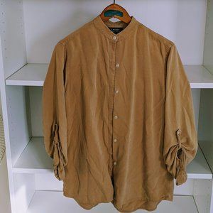 Lauren Ralph Lauren Button Down in Camel (M)